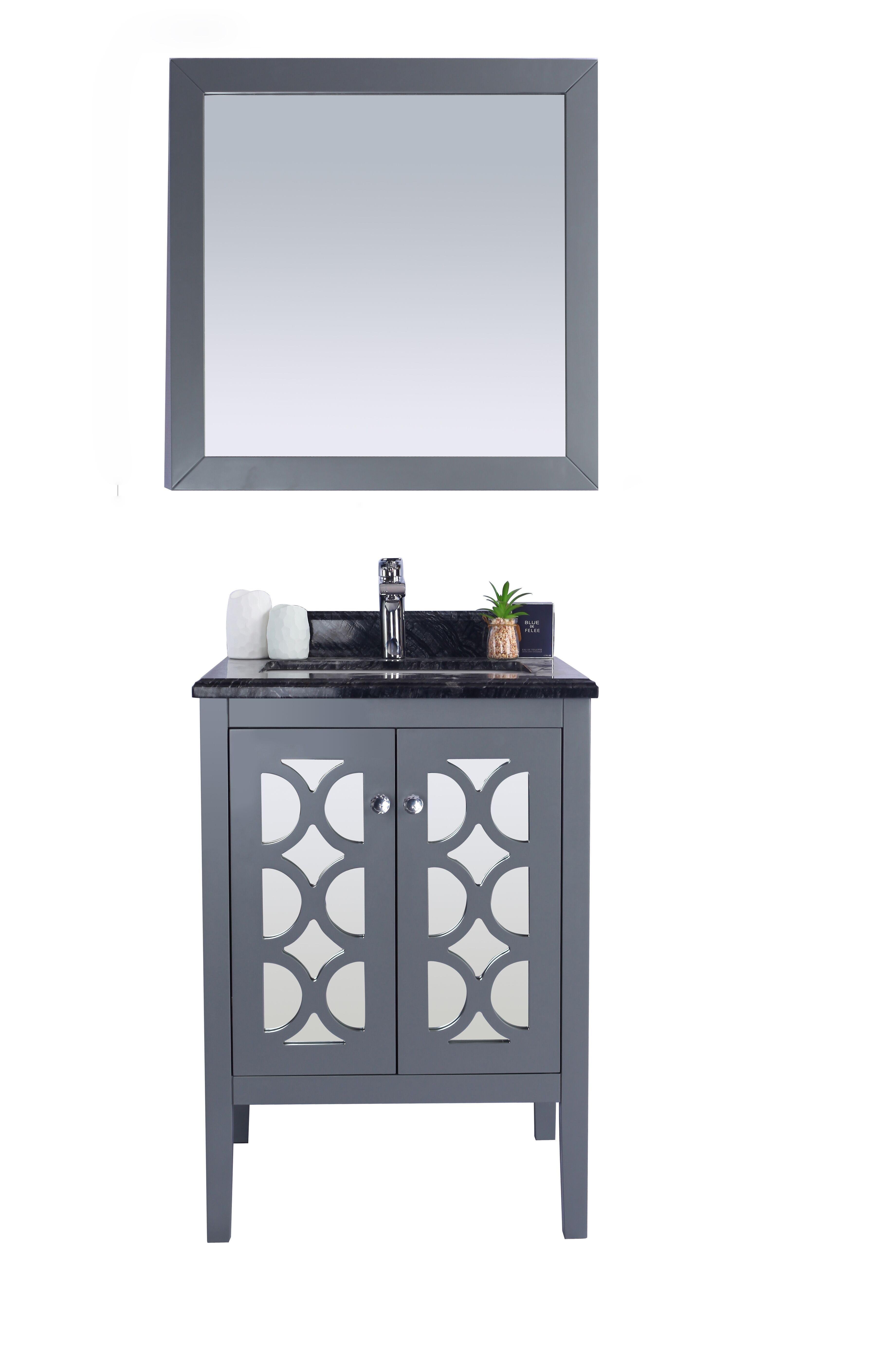 24" Single Bathroom Vanity Cabinet with Top and Color Options