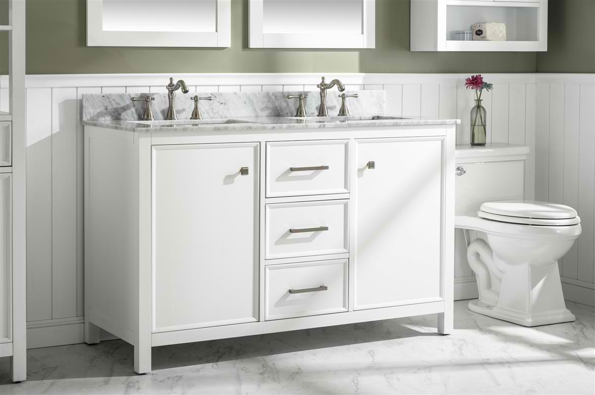 24 White Bathroom Vanity With Top