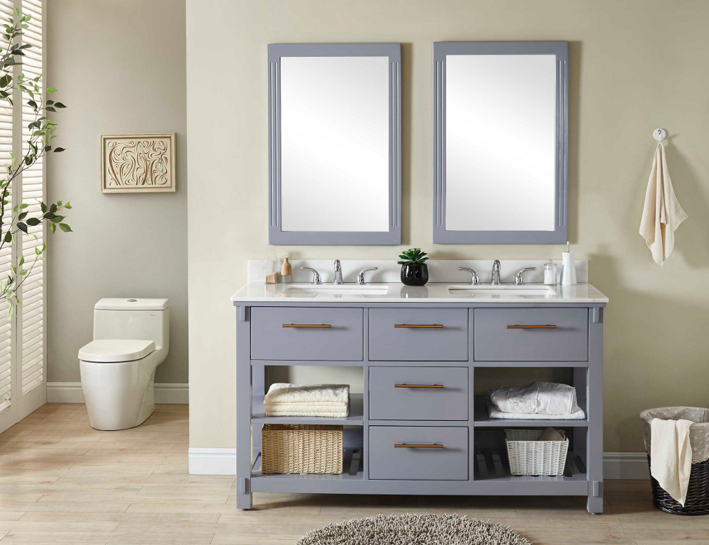 Bathroom Vanity With Top And Faucet
