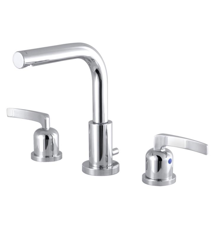 Centurion 7 5/8" Double Metal Lever Handle Widespread Bathroom Sink Faucet with Pop-Up Drain