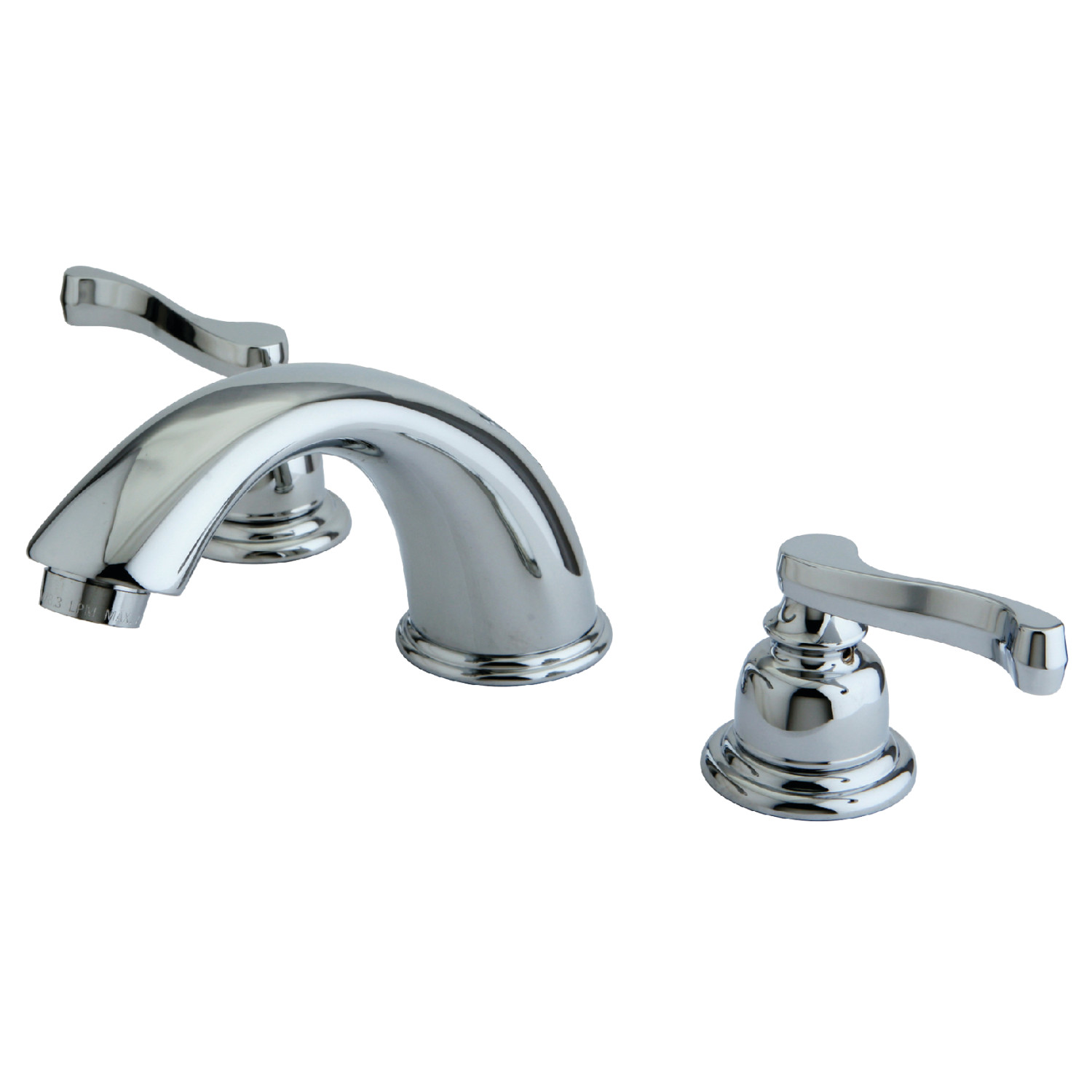 Modern Two-Handle 3-Hole Deck Mounted Widespread Bathroom Faucet with Plastic Pop-Up