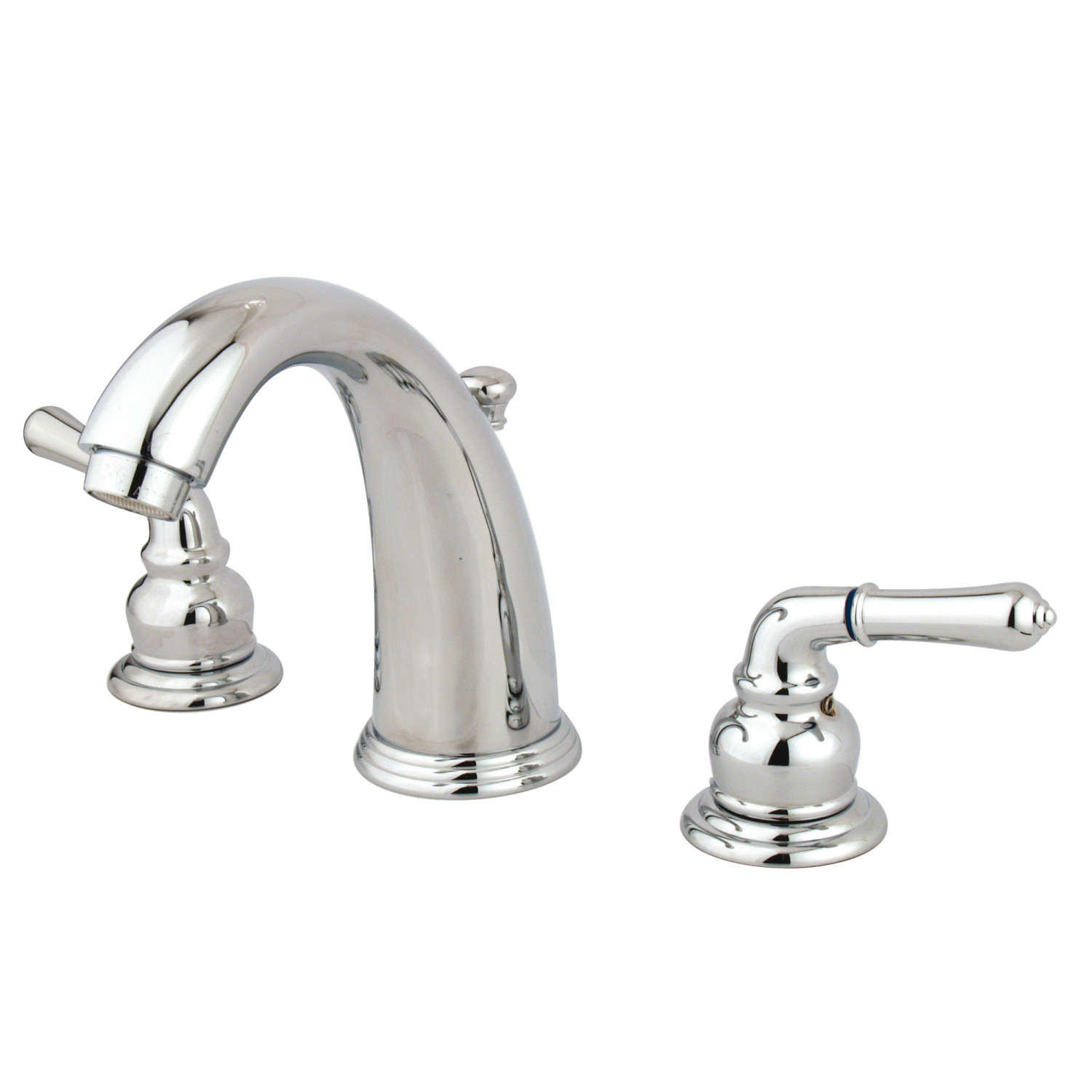 Traditional Two-Handle 3-Hole Deck Mounted Widespread Bathroom Faucet Plastic Pop-Up in Polished Chrome with 5 Finish Options