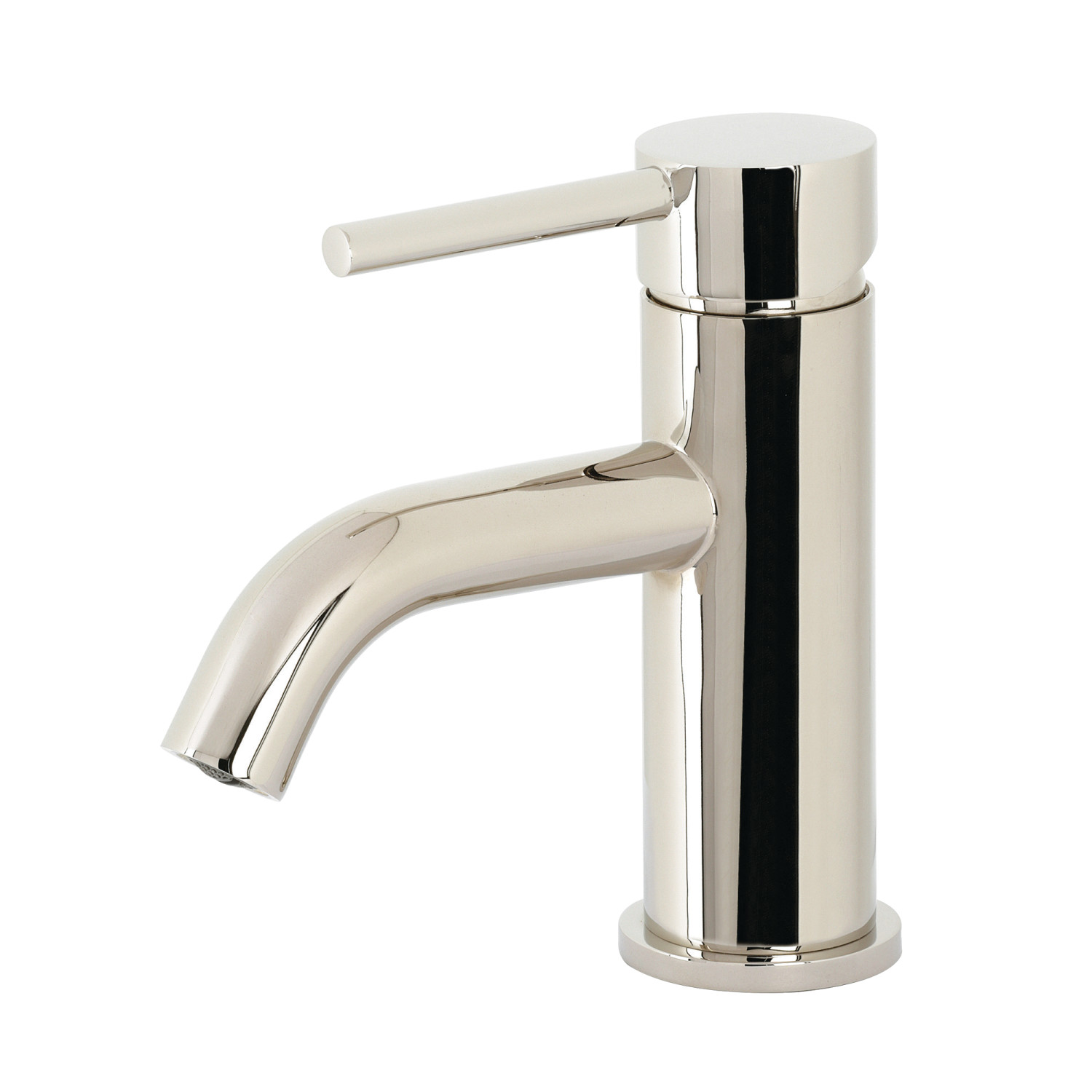 Single-Handle 1-Hole Deck Mounted Bathroom Faucet with Push Pop-Up in Polished Chrome