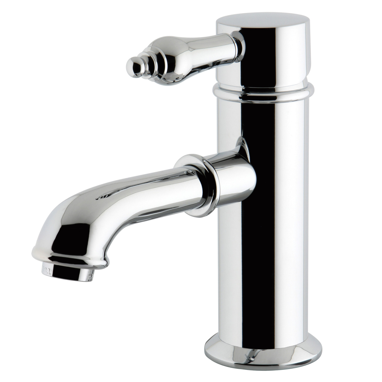 Single-Handle 1-Hole Deck Mount Bathroom Faucet in Polished Chrome