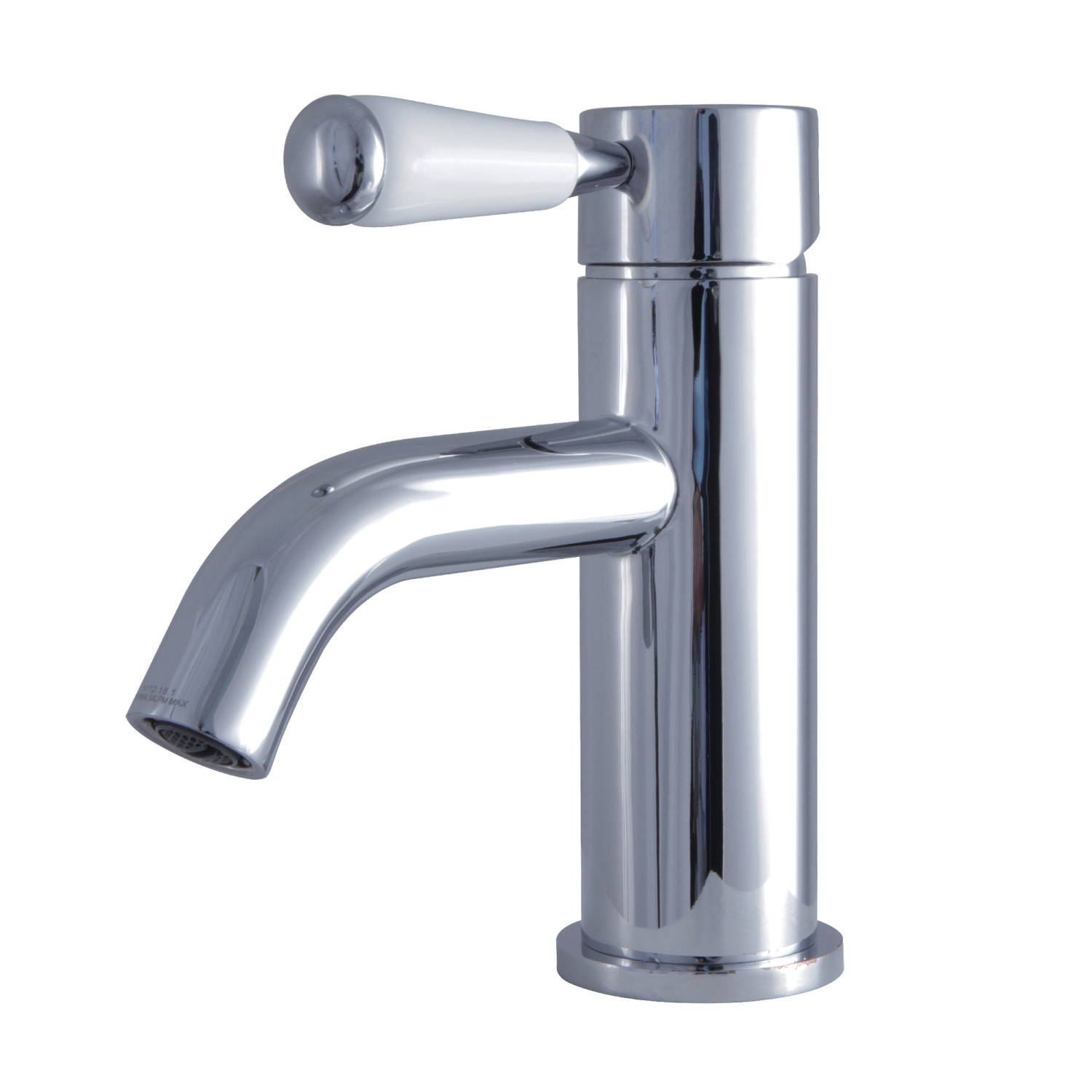 Single-Handle 1-Hole Deck Mounted Bathroom Faucet in Polished Chrome with 5 Color Option