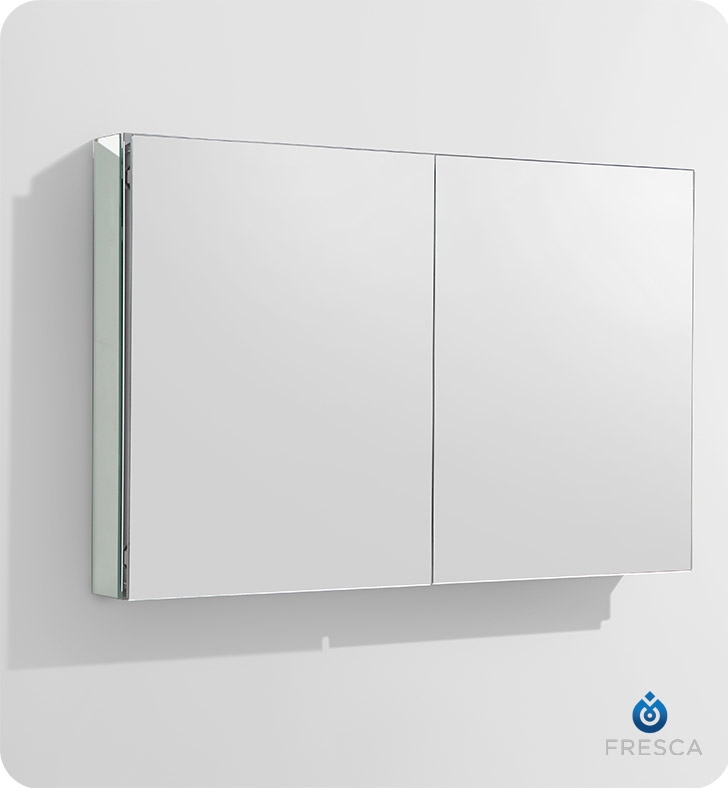 40" Wide x 26" Tall Bathroom Medicine Cabinet w/ Mirrors