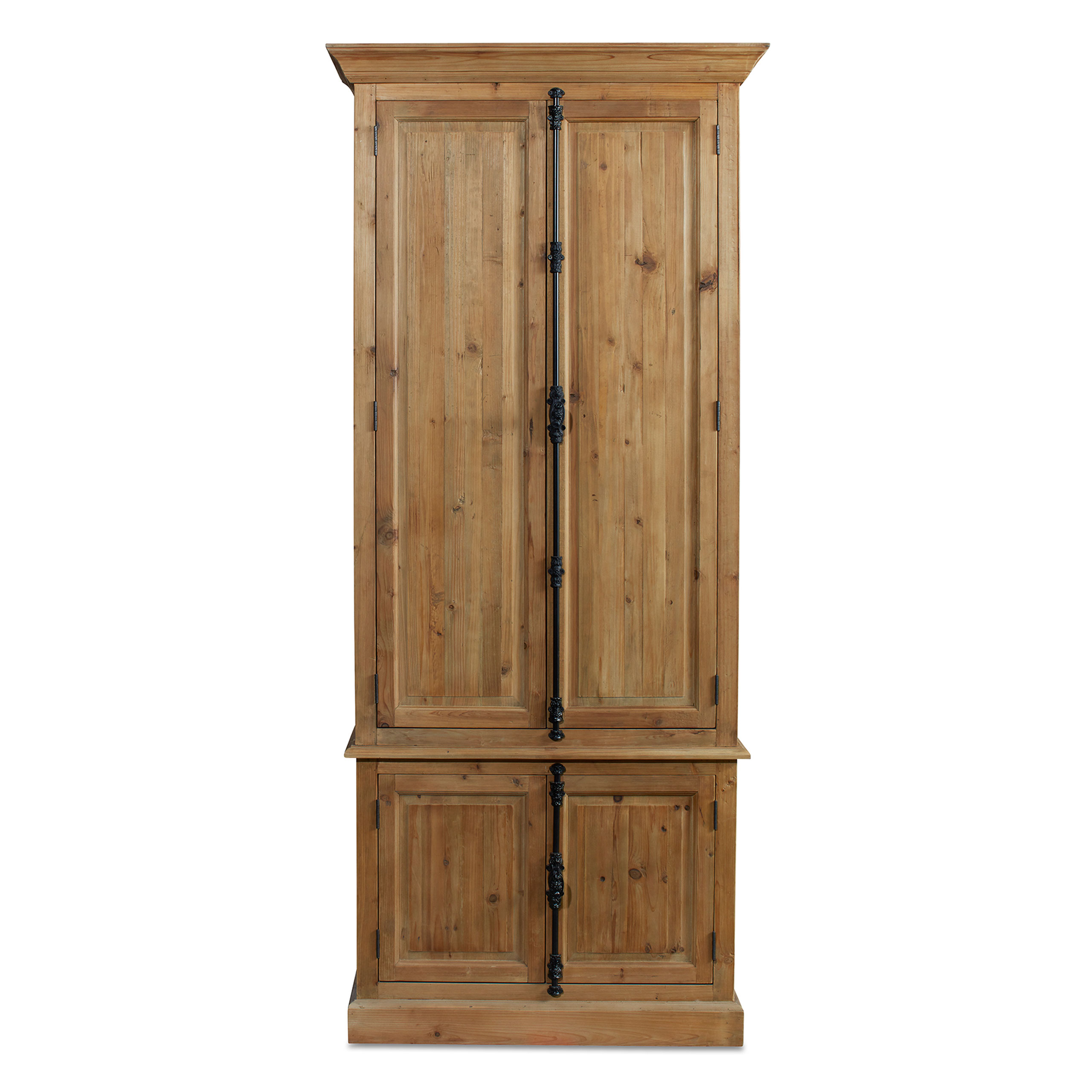 Tadley Four-Door Cabinet in Natural Finish