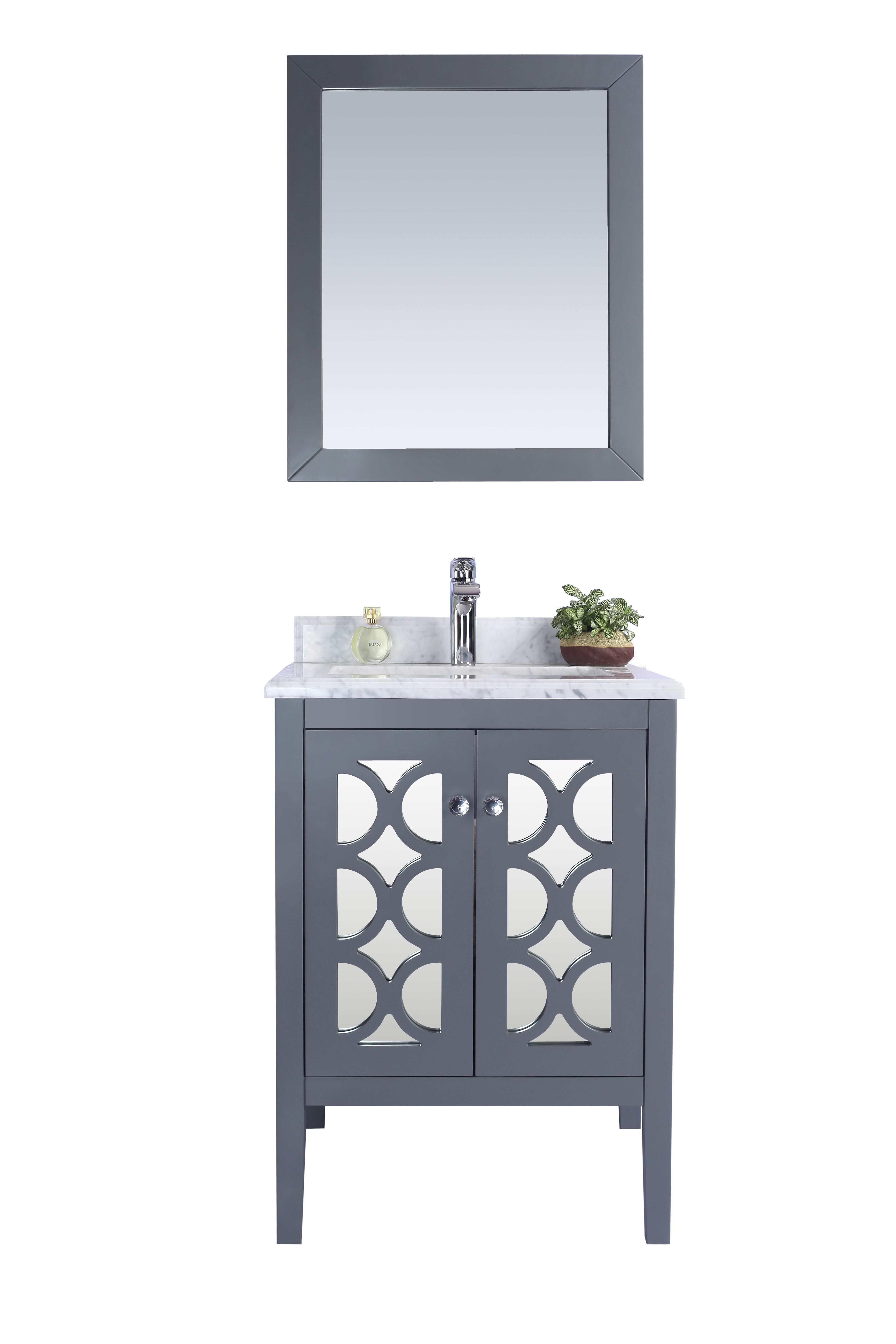 24" Single Bathroom Vanity Cabinet with Top and Color Options