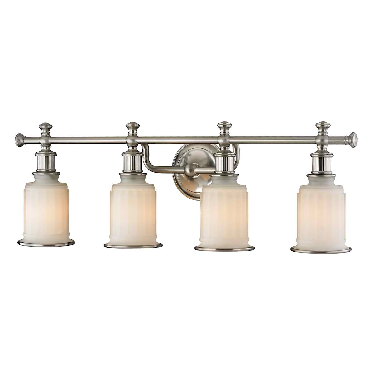 Acadia Collection 4 Light Bath in Brushed Nickel
