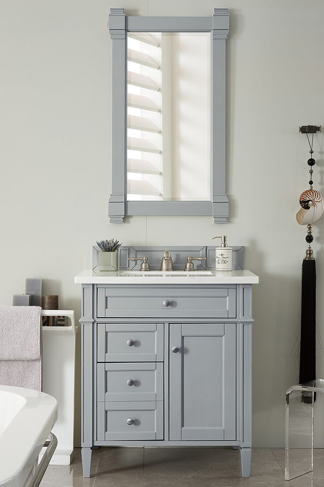 James Martin Brittany Collection 30" Single Vanity, Urban Gray