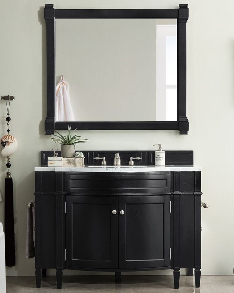 James Martin Brittany Collection 46" Single Vanity, Black Onyx