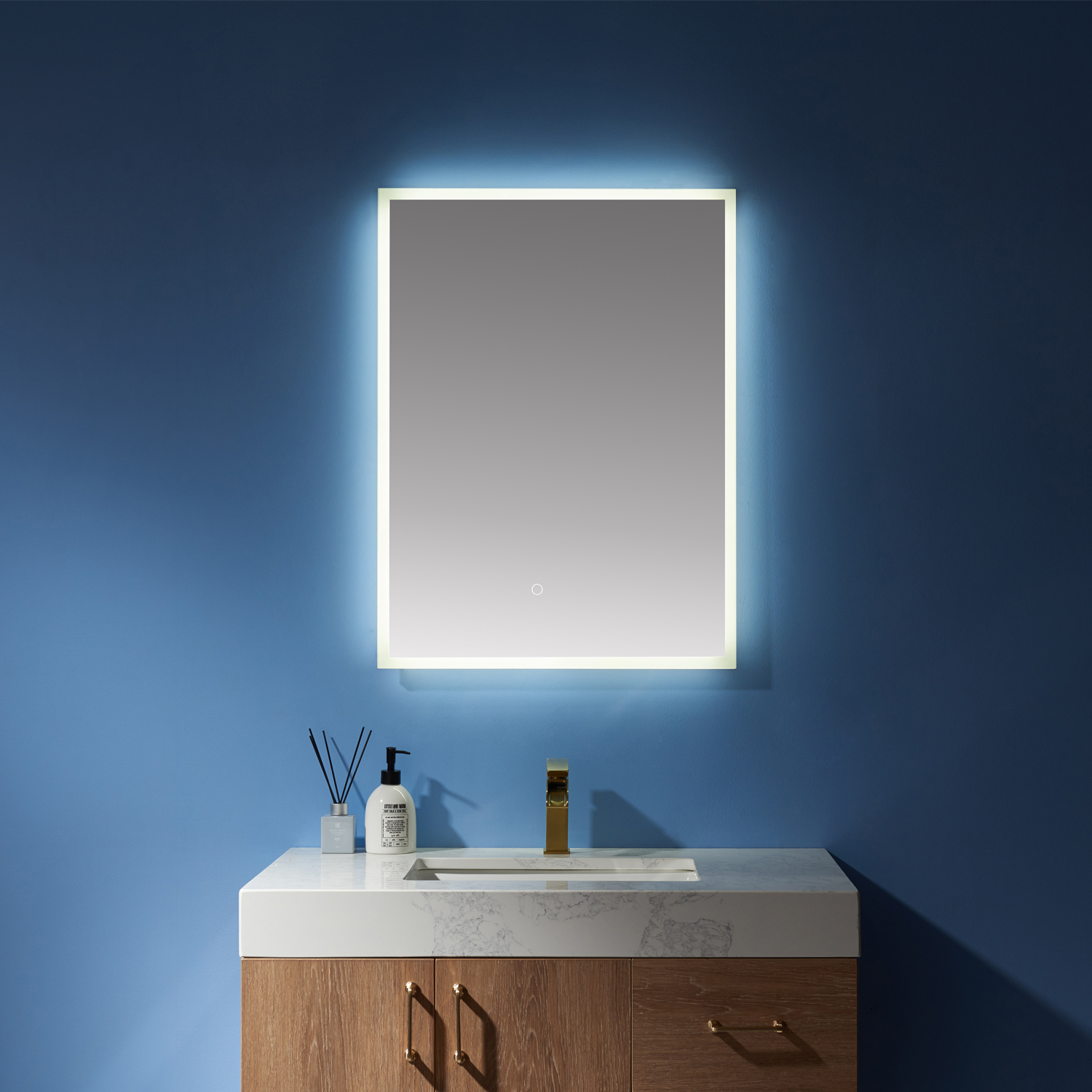 LV 24'' Rectangle Illuminated Bathroom/Vanity Wall Mirror