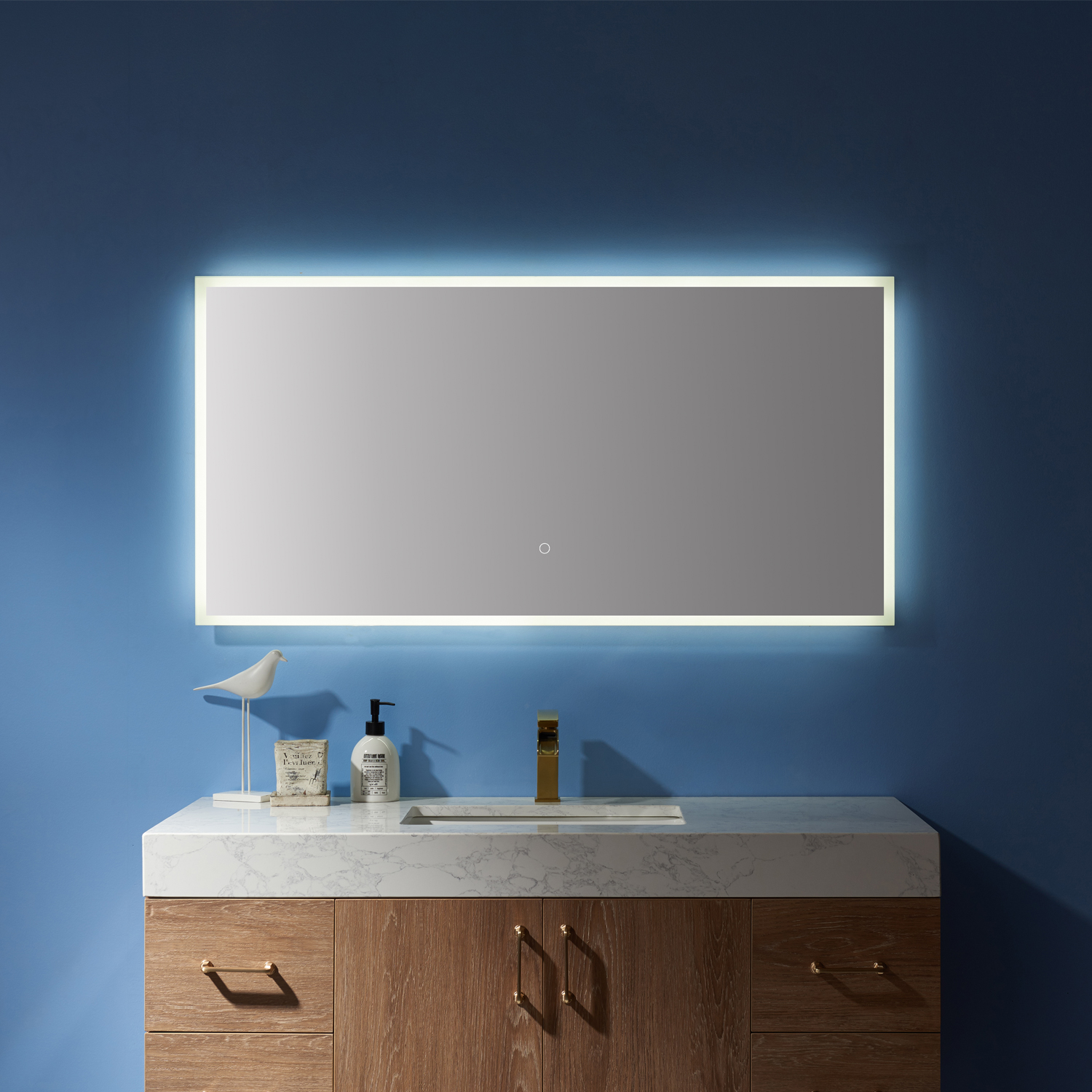 LV 48'' Rectangle Illuminated Bathroom/Vanity Wall Mirror
