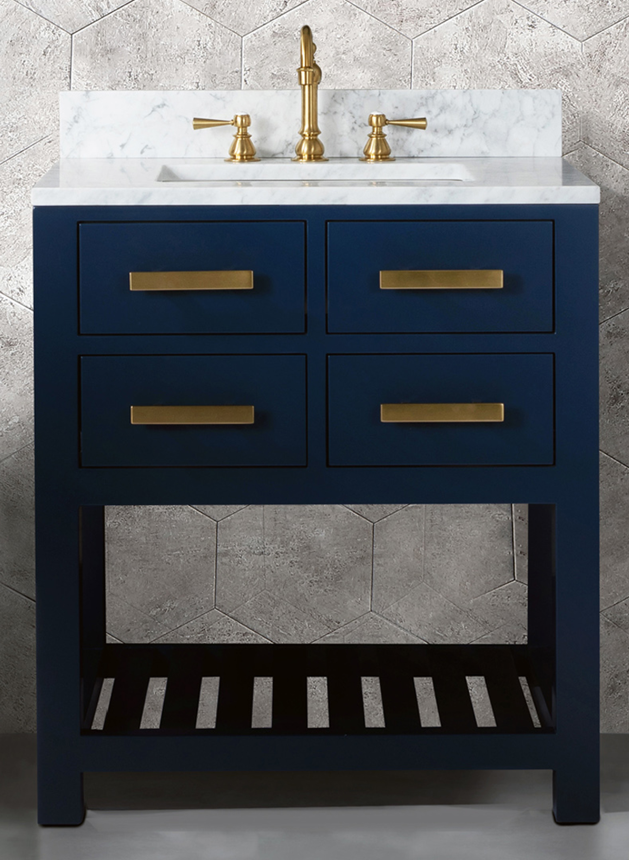 30" Monarch Blue Single Sink Bathroom Vanity