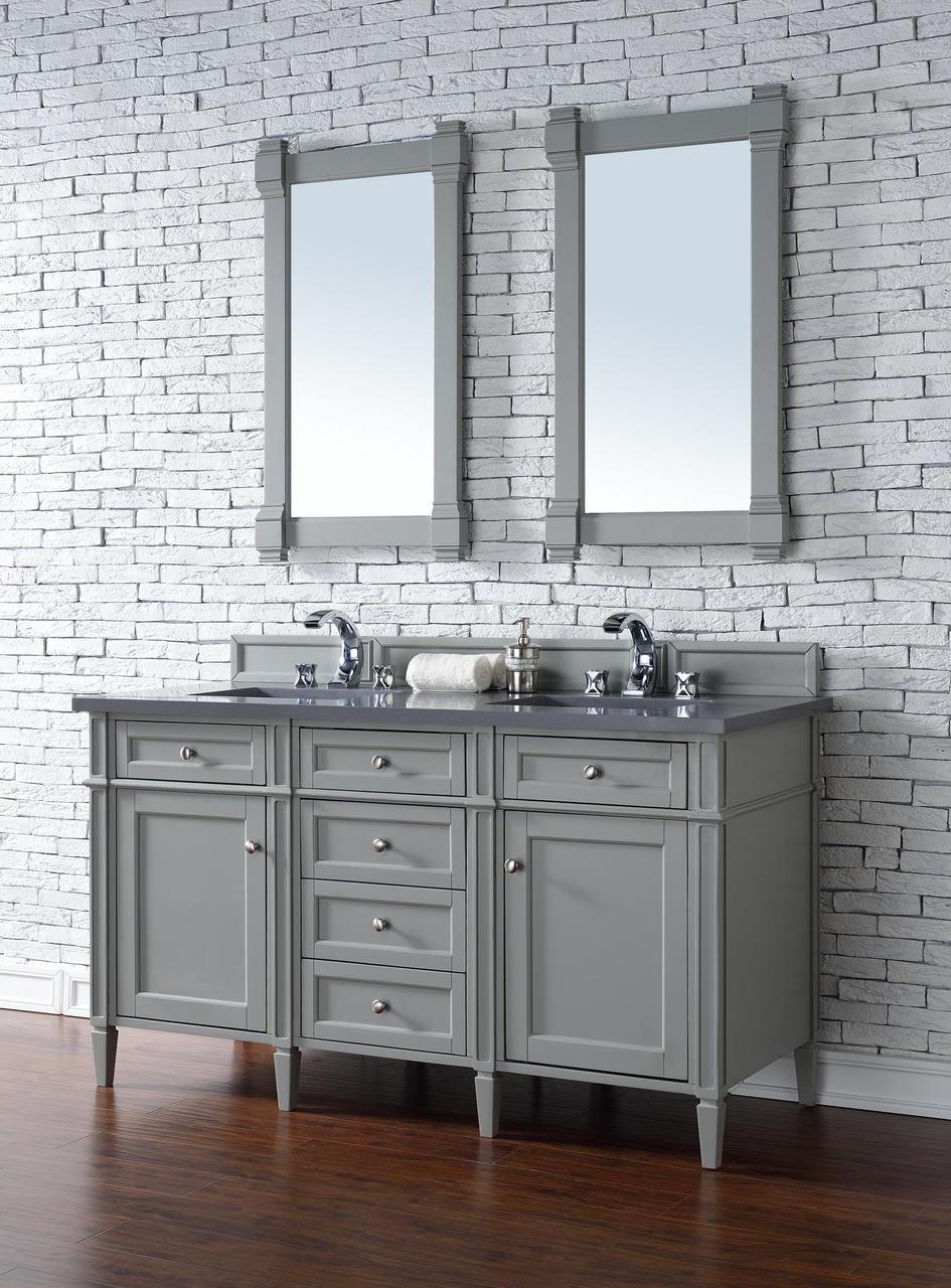James Martin Brittany Collection 60" Double Vanity Urban Gray
