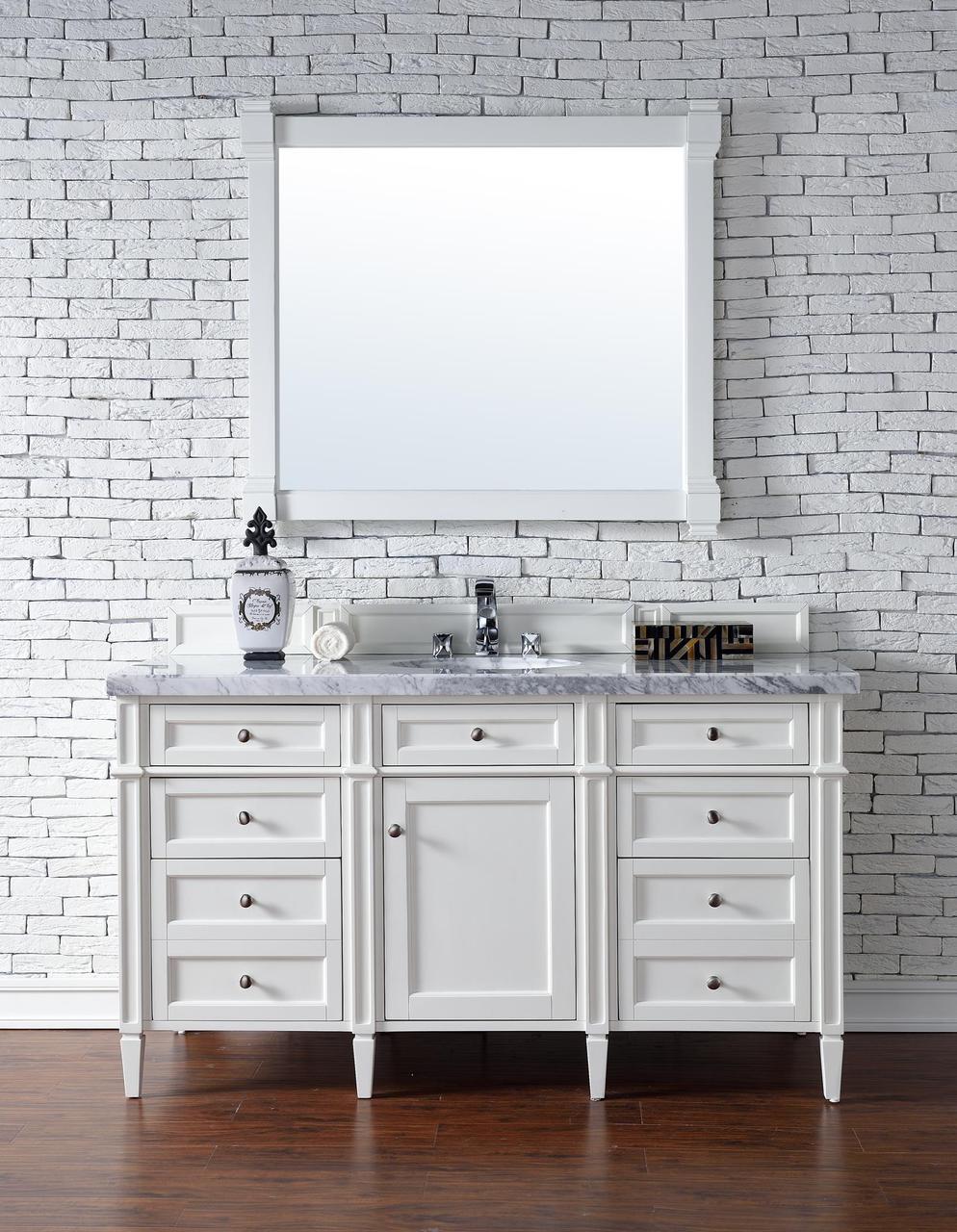 James Martin Brittany Collection 60" Single Vanity, White
