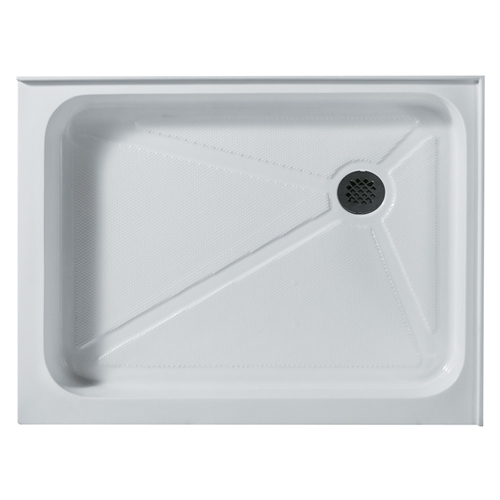 Vigo Rectangular Shower Tray White Right Drain  Vigo Rectangular Shower Tray White Right Drain