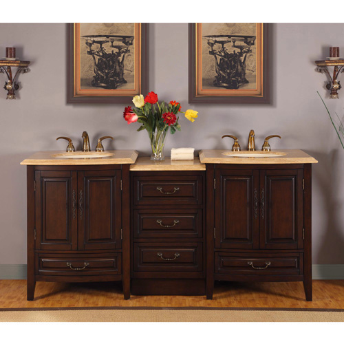 Accord 72 inch Antique Double Bathroom Vanity