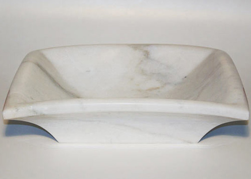 Silkroad Exclusive Natural Marble Stone Sink Vessel SRS-0045