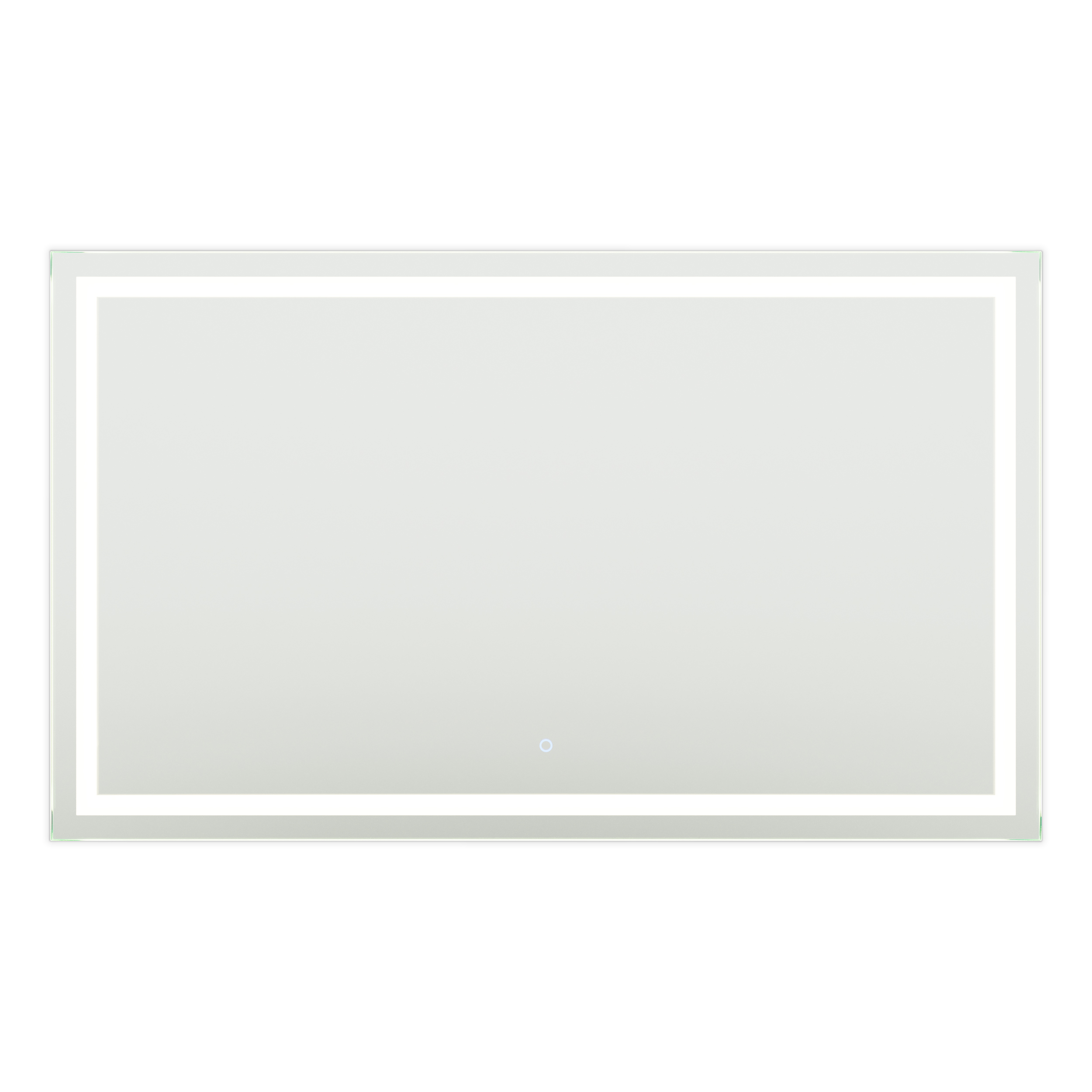 LV 60 in. W x 36 in. H Frameless LED Surface Lighted Bathroom Vanity Mirror with Dimmer and Defogger