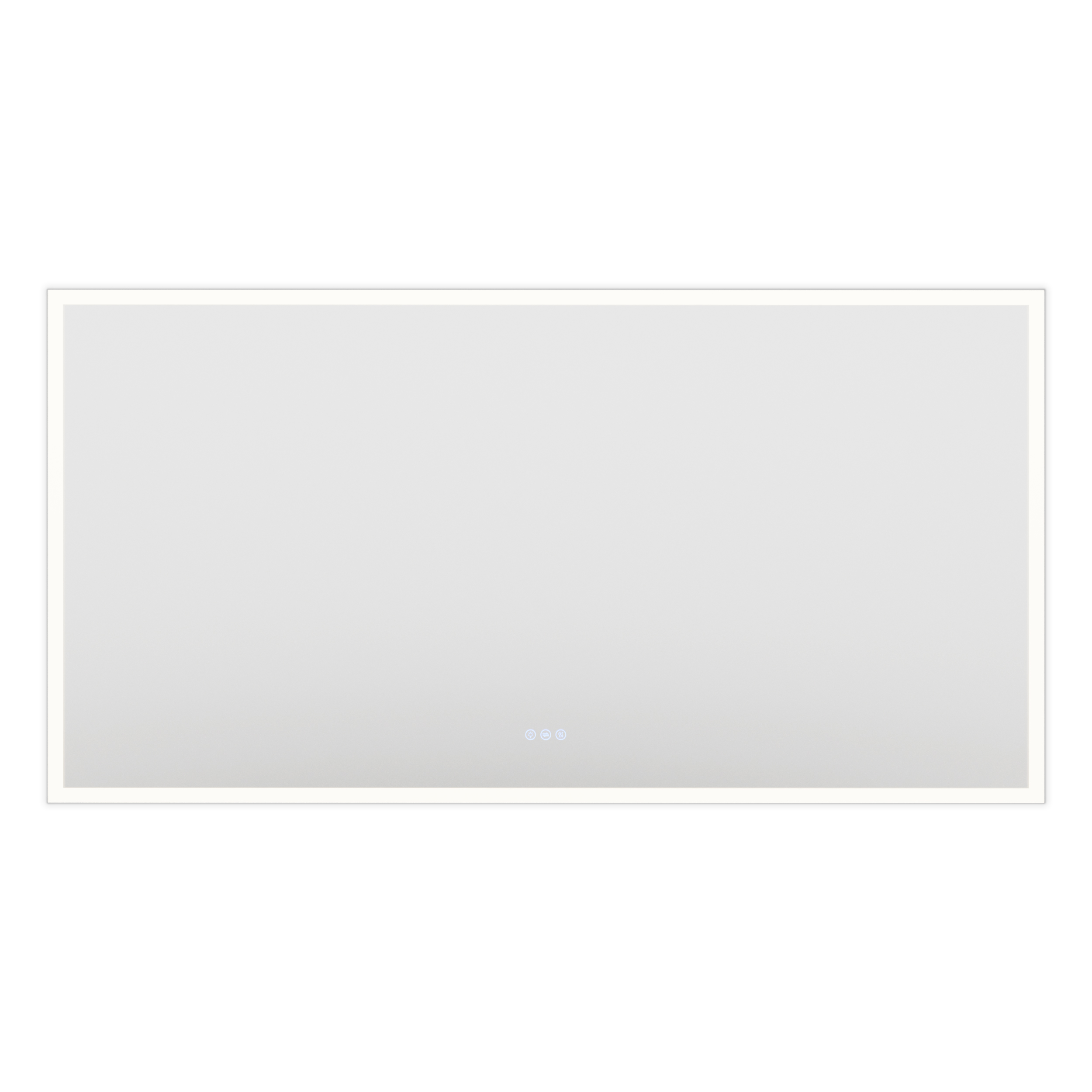 LV 70 in. W x 36 in. H Frameless LED Bathroom Vanity Mirror with Color Changer, Dimmer and Defogger