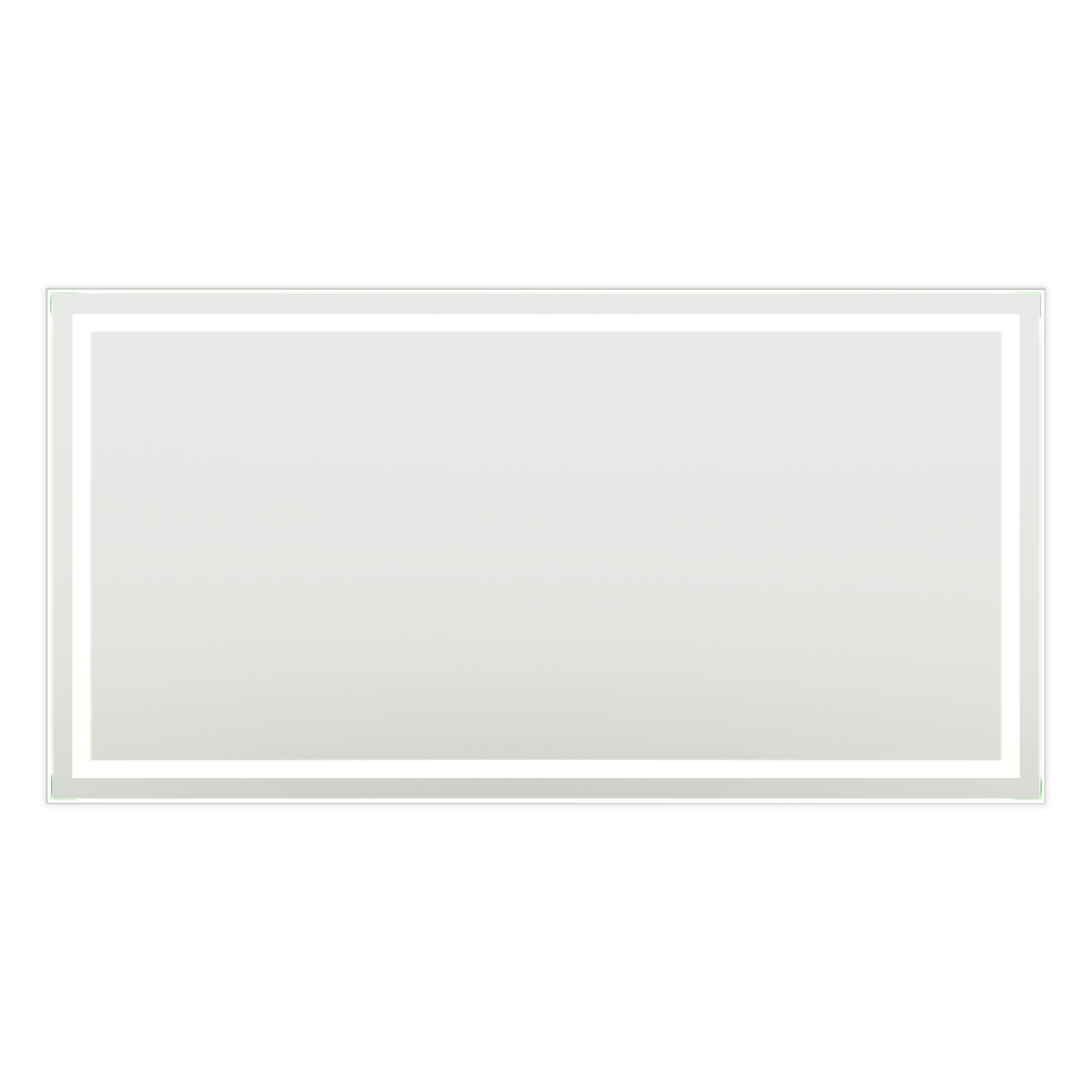LV 70 in. x 36 in. Frameless LED Surface Lighted Bathroom Vanity Mirror with Dimmer and Defogger