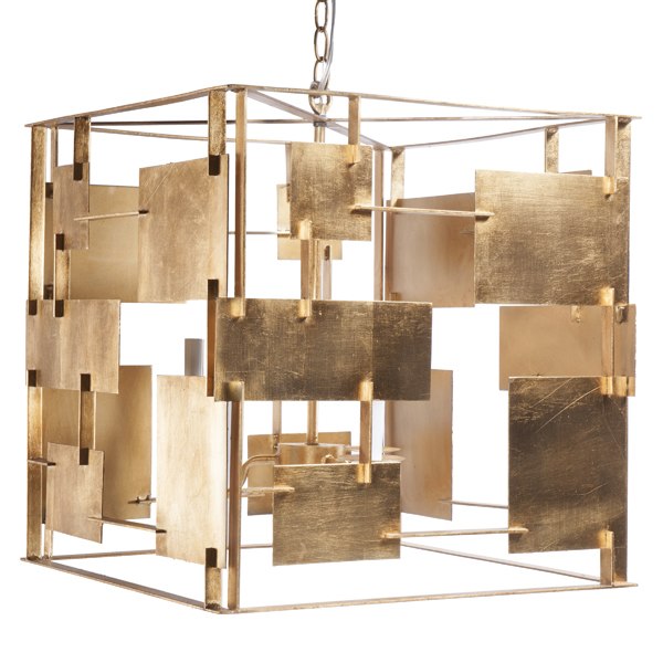 Abstract Square Chandelier with 2 Color Option