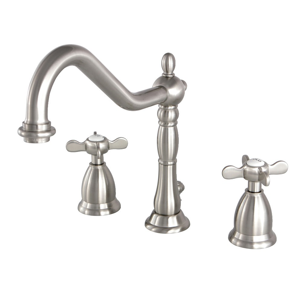 Widespread Bathroom Faucet Brushed Nickel with 4 Finish Options Widespread Bathroom Faucet Brushed Nickel with 4 Finish Options