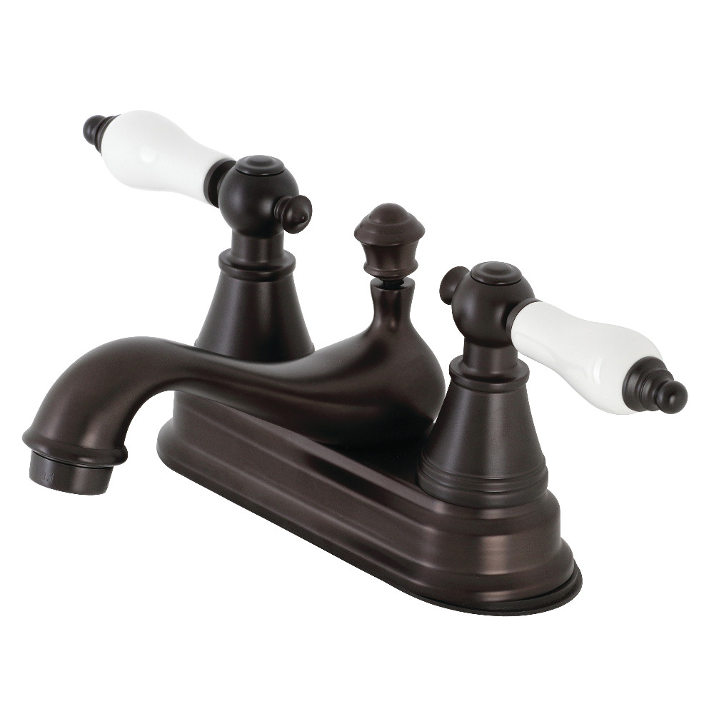 Kingston Brass FSDouble-Handle 4" Centerset Bathroom Faucet with Pop-Up Drain, Oil Rubbed Bronze Kingston Brass FSDouble-Handle 4" Centerset Bathroom Faucet with Pop-Up Drain, Oil Rubbed Bronze