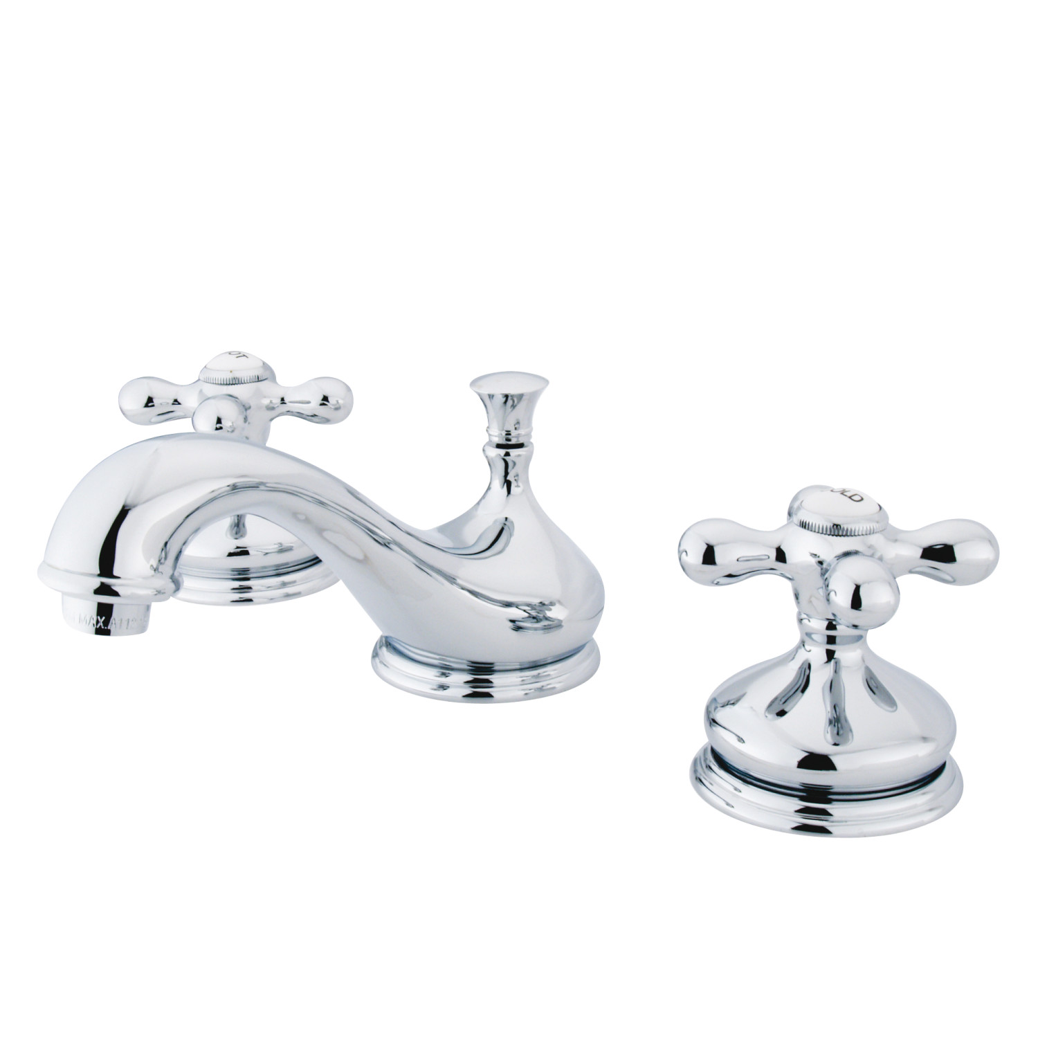 Traditional Two-Handle 3-Hole Deck Mounted Widespread Bathroom Faucet with Brass Pop-Up with Finish Options