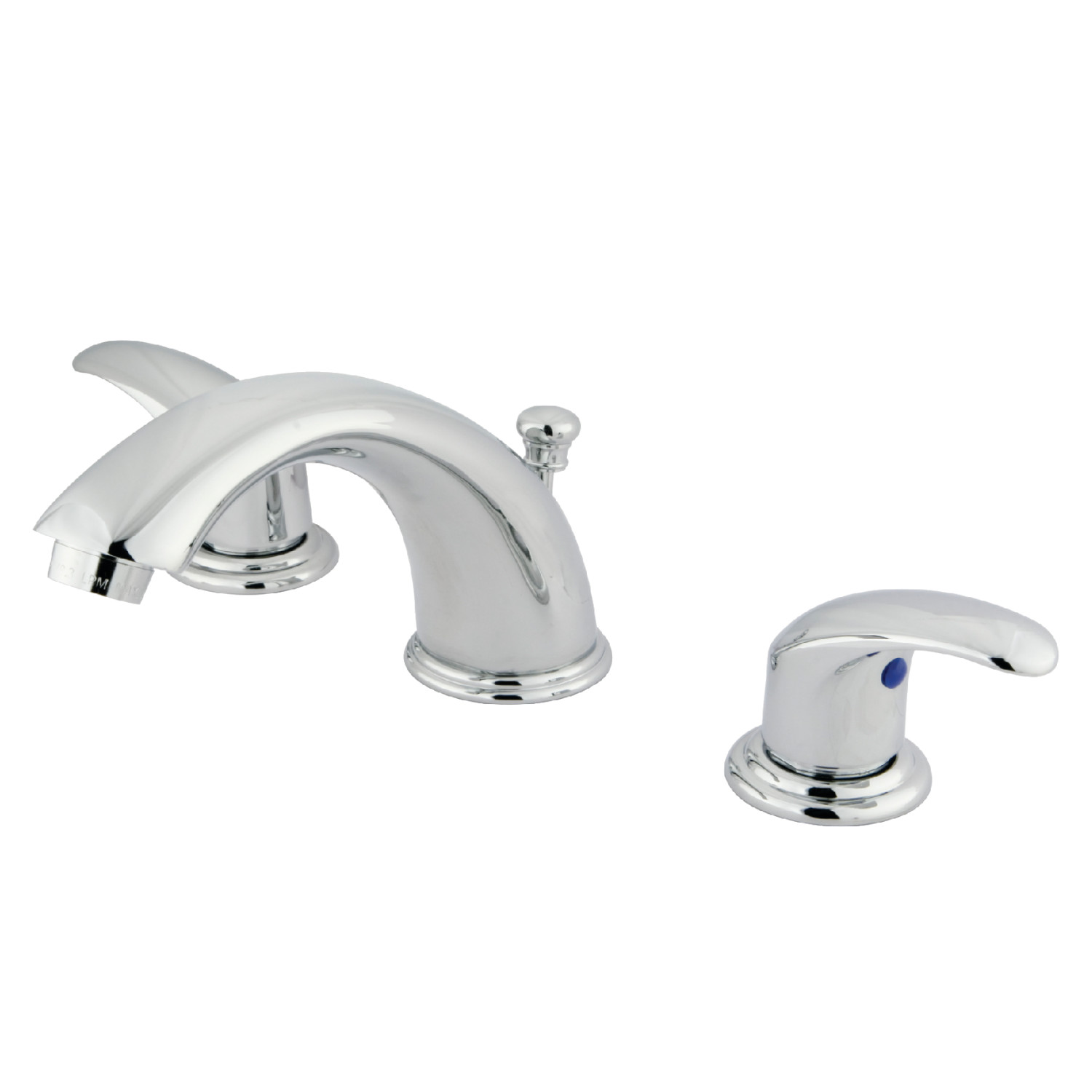 Modern 2-Handle 3-Hole Deck Mounted Widespread Bathroom Faucet in Polished Chrome