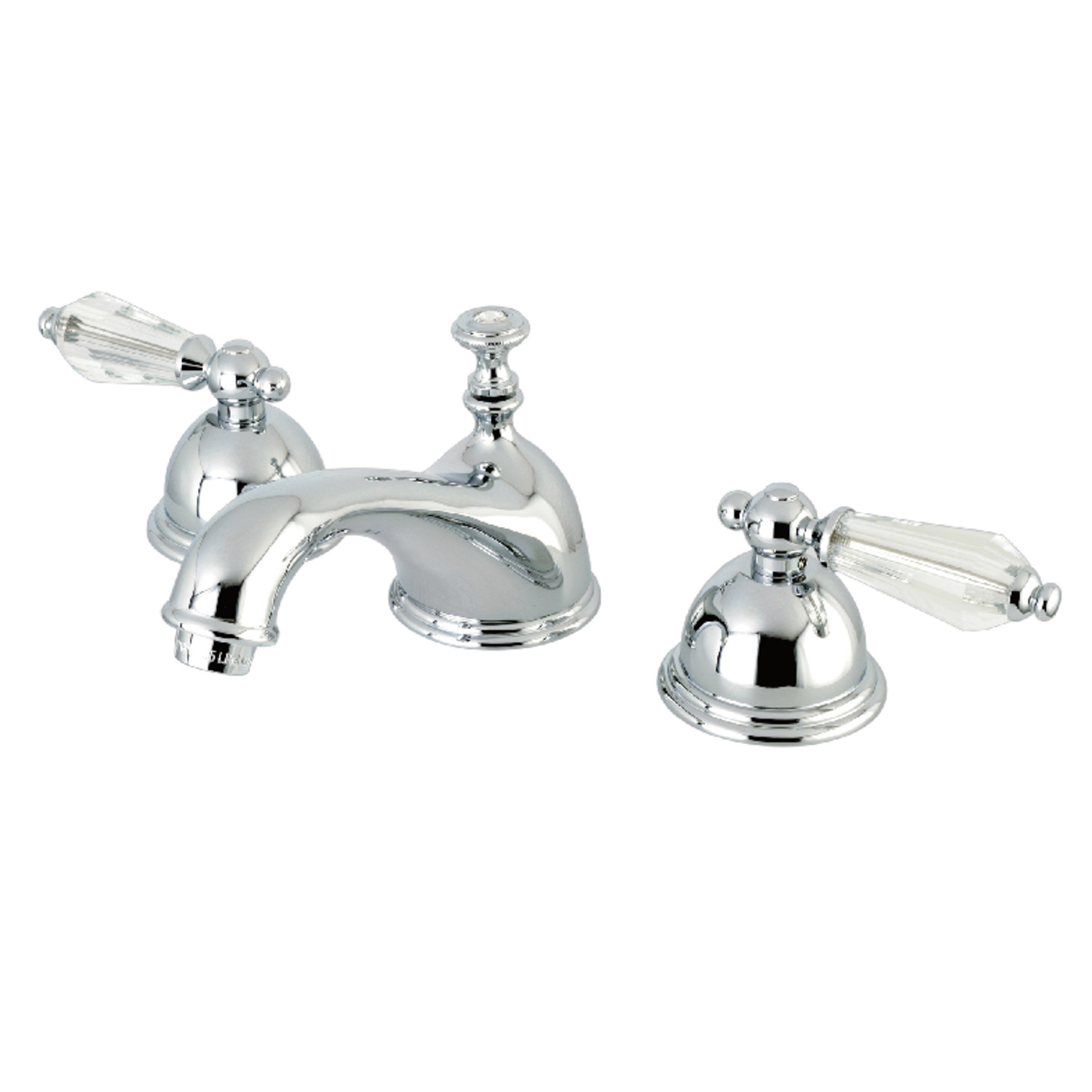 Traditional Two-Handle 3-Hole Deck Mounted Widespread Bathroom Faucet with Brass Pop-Up with 4 Finish Options