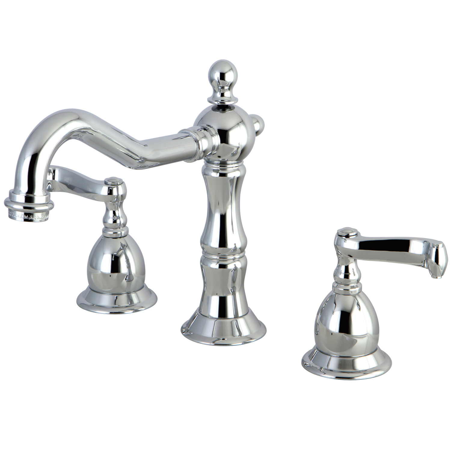 Traditional Two-Handle 3-Hole Deck Mounted Widespread Bathroom Faucet with Brass Pop-Up with 4 Finish Option