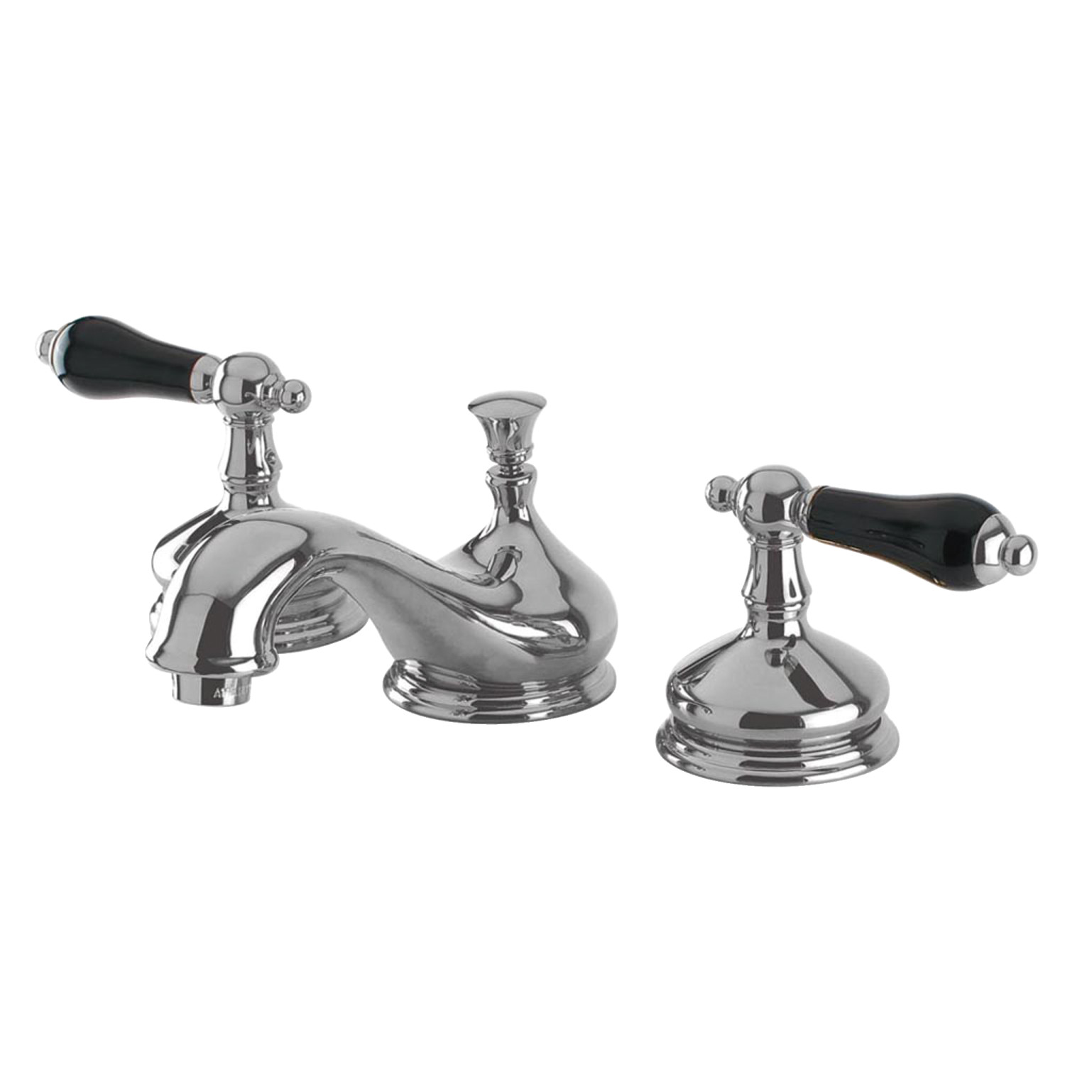 Traditional 2-Handle 3-Hole Deck Mounted Widespread Bathroom Faucet with Brass Pop-Up in Polished Chrome with 7 Finish Options