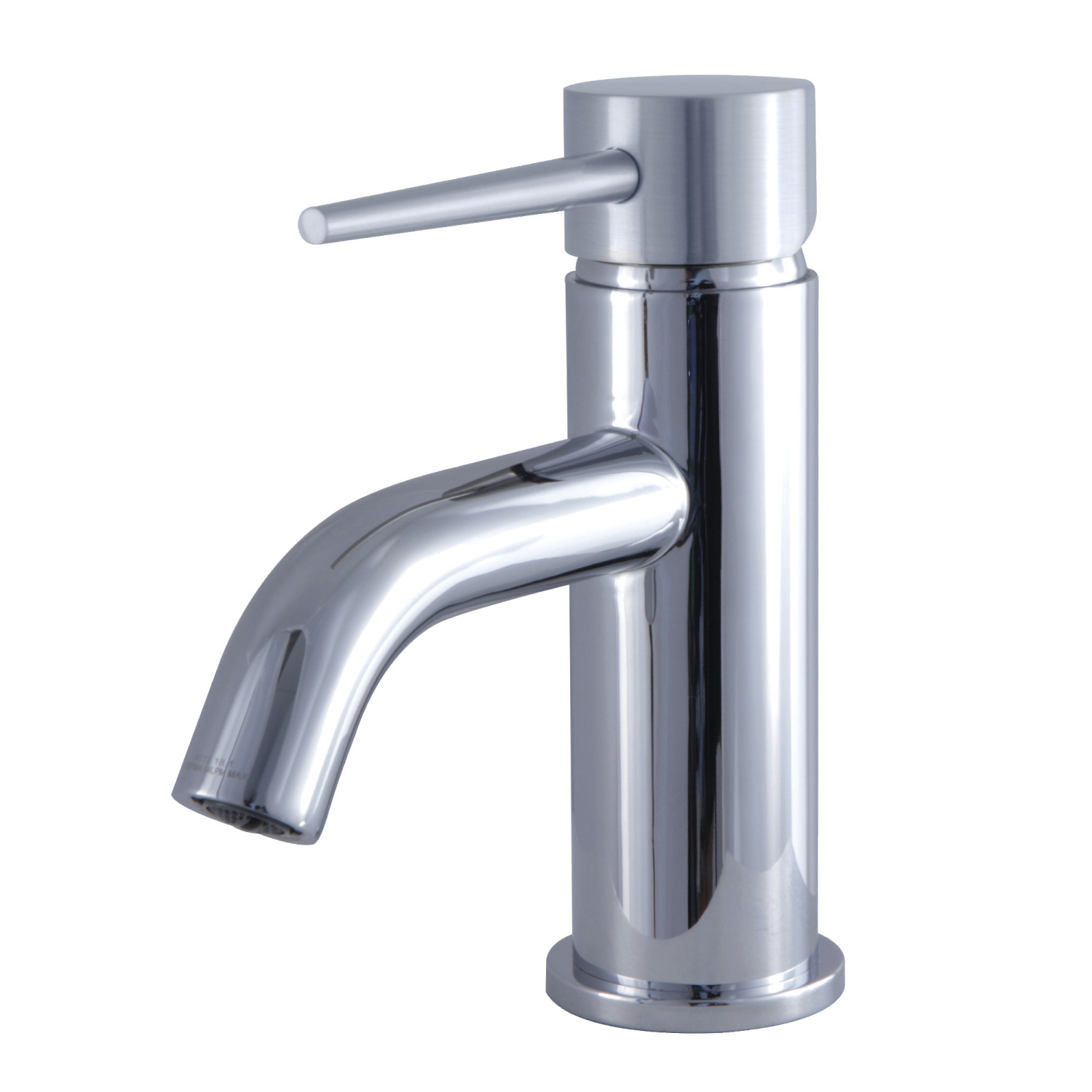 Single-Handle 1-Hole Deck Mounted Bathroom Faucet in Polished Chrome Finish