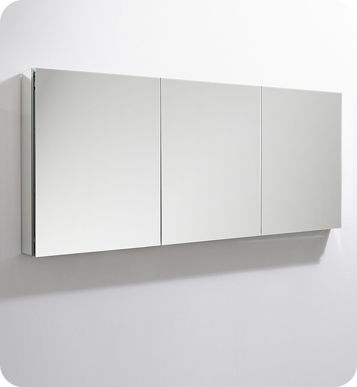 60" Wide x 36" Tall Bathroom Medicine Cabinet w/ Mirrors