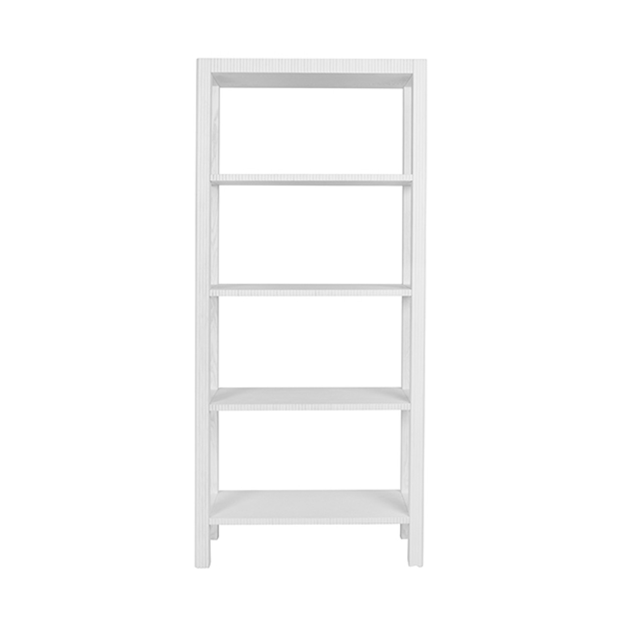 Fluted Etagere in White Washed Oak