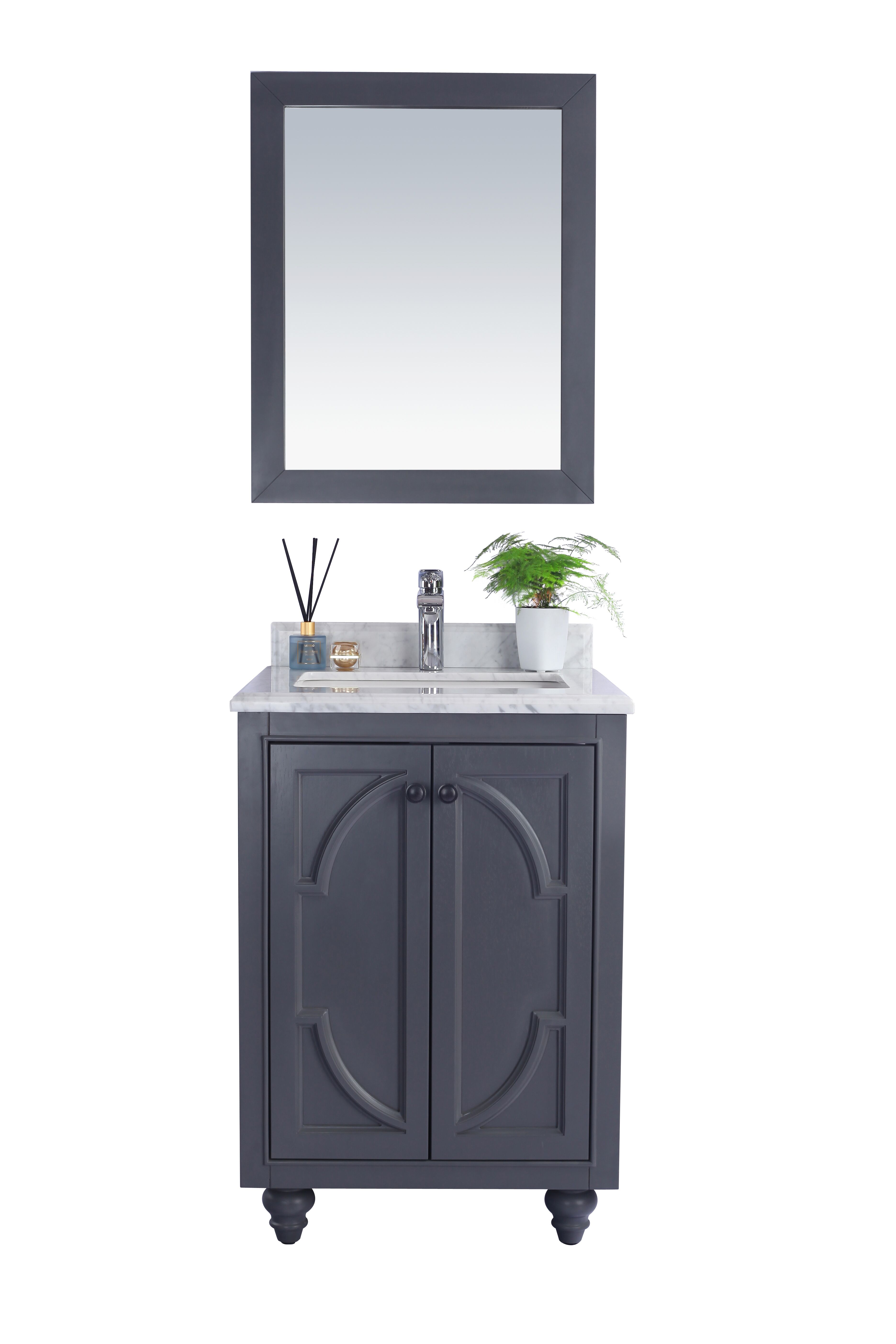 24" Single Bathroom Vanity Cabinet + Top and Color Options