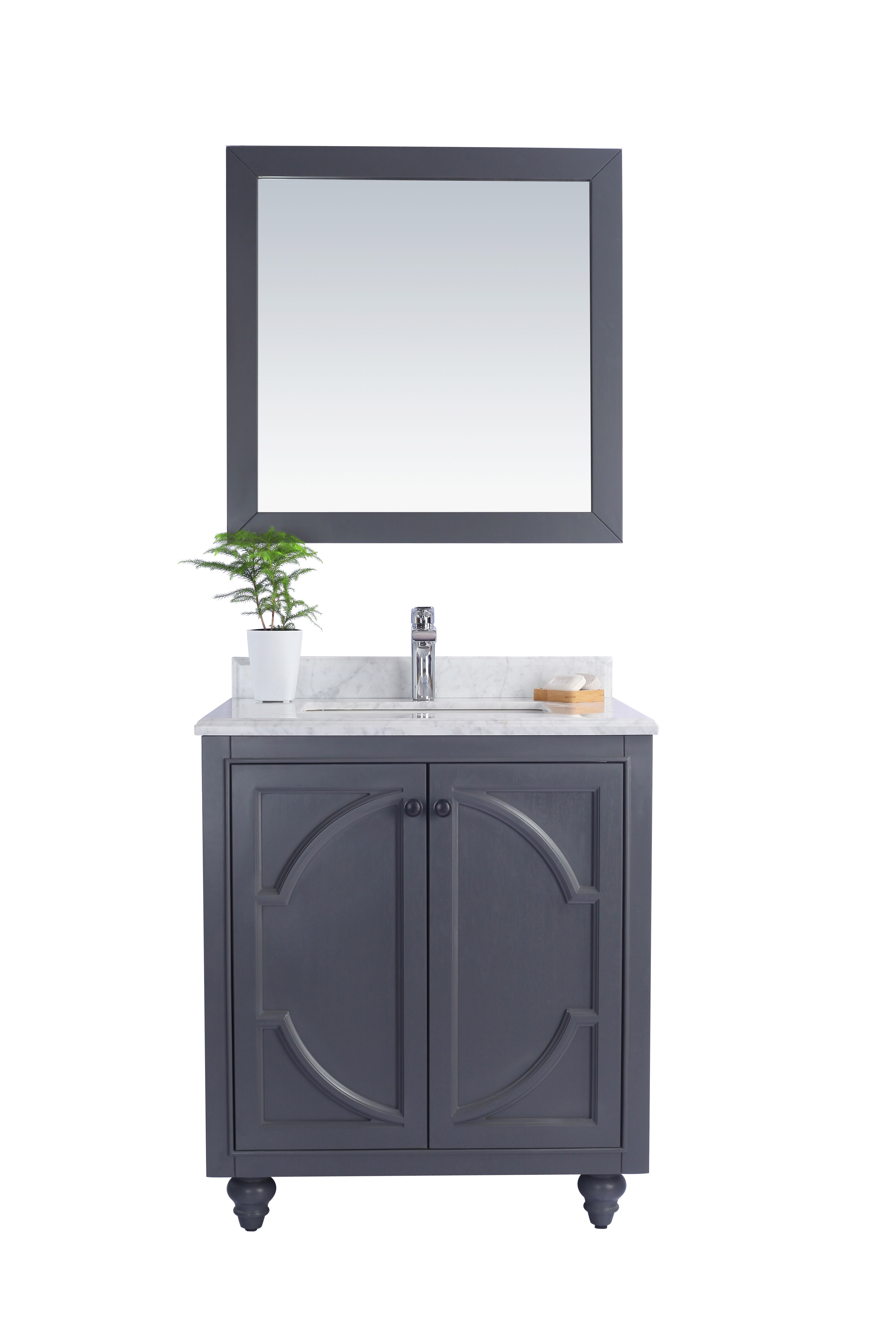30" Single Bathroom Vanity Cabinet + Top and Color Options