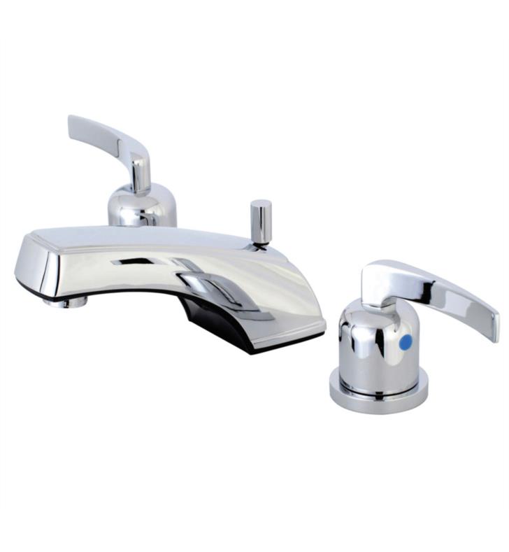 Centurion 3 1/4" Double Metal Lever Handle Widespread Bathroom Sink Faucet with Pop-Up Drain