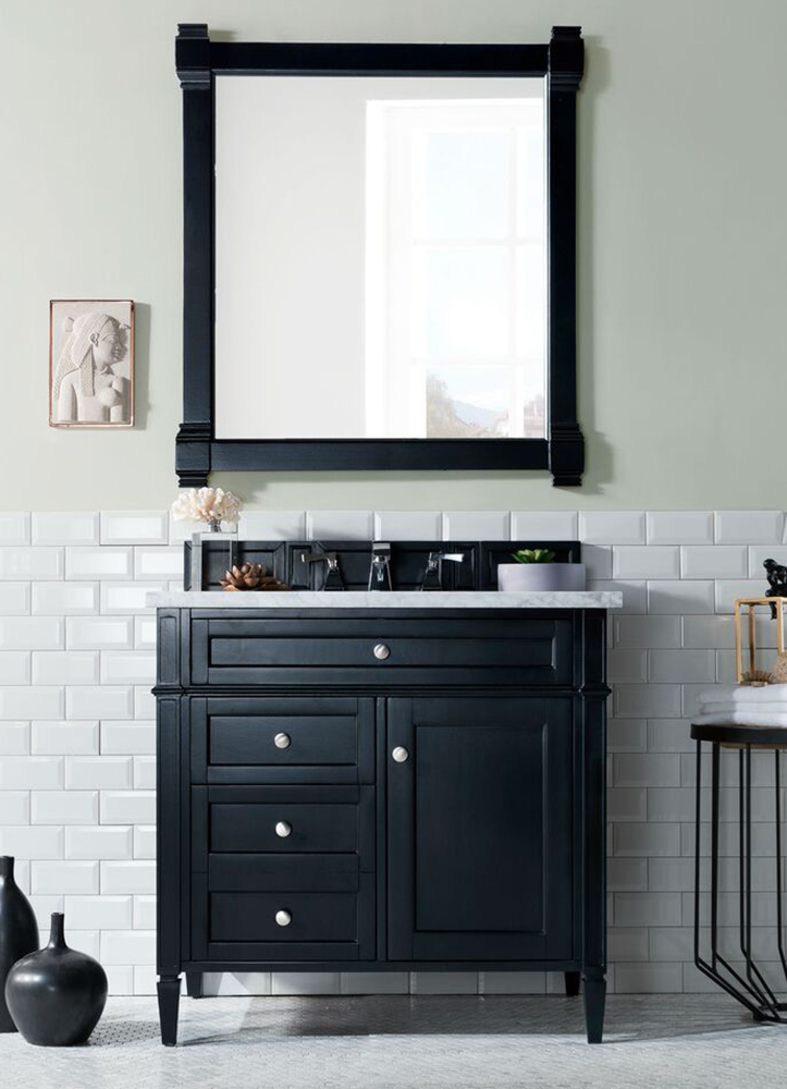 James Martin Brittany Collection 36" Single Vanity, Black Onyx