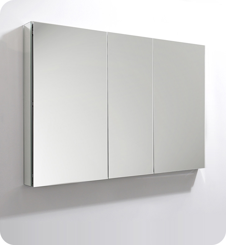 50" Wide x 36" Tall Bathroom Medicine Cabinet w/ Mirrors