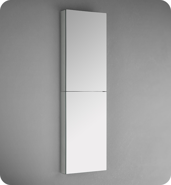 15" Wide x 52" Tall Bathroom Medicine Cabinet w/ Mirrors