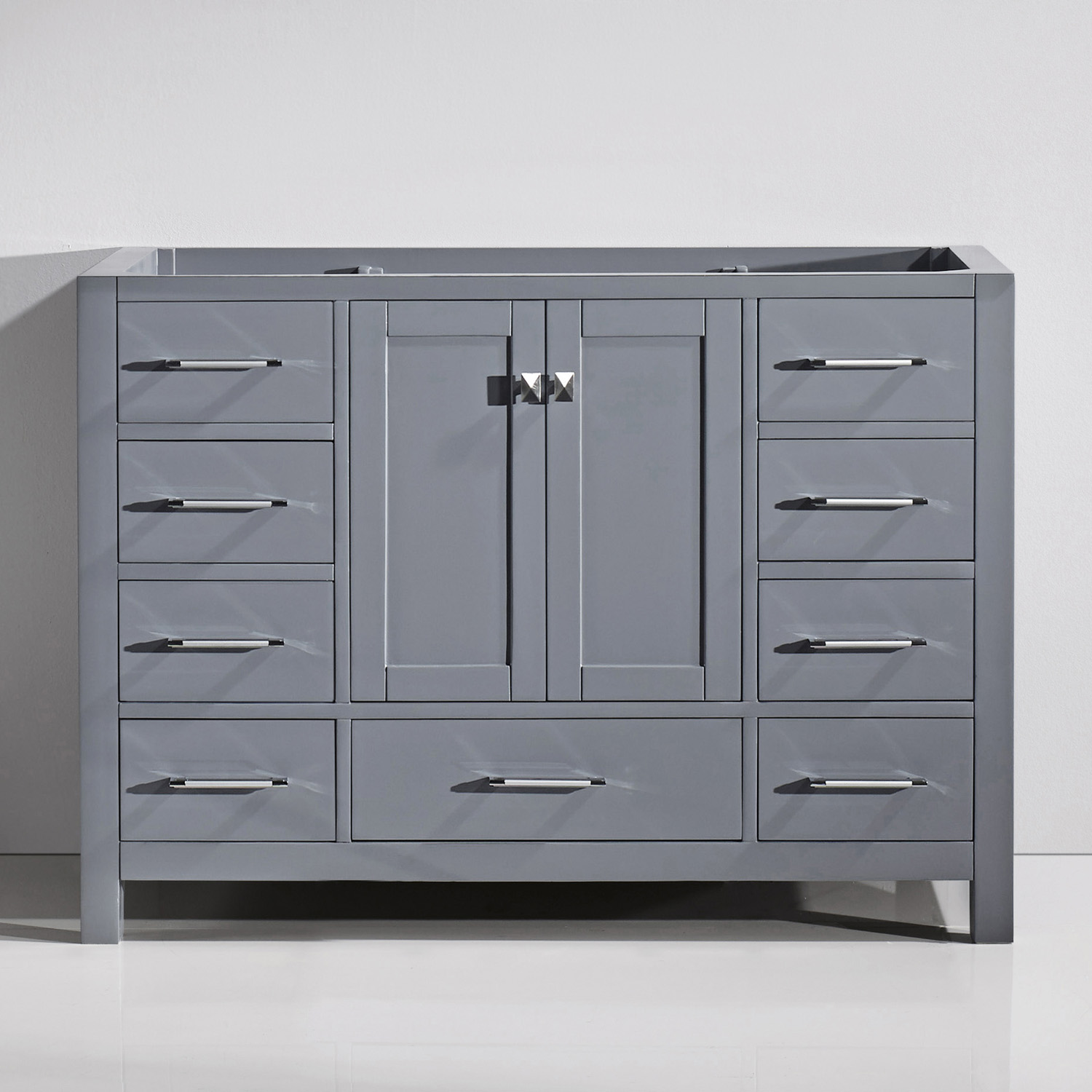 Issac Edwards Collection 60" Single Cabinet in Gray with 4 Top options