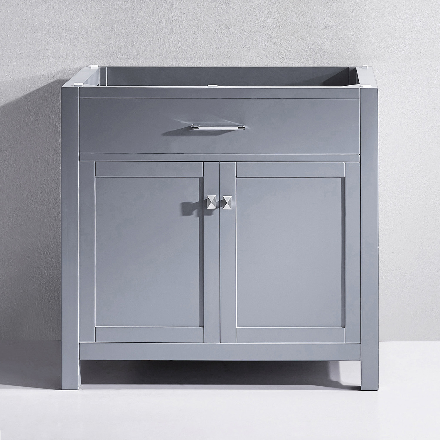 Issac Edwards Collection 36" Single Cabinet in Grey with 4 Top Options