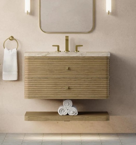 James Martin 36" Single Vanity Cabinet in Sable Finish, Base only with Countertop Options