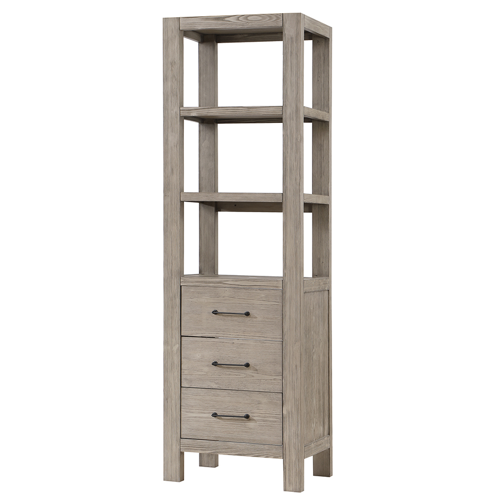 22in. Grey Storage Cabinet for Bathroom, Kitchen and Living Room