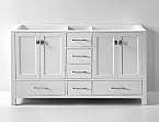 Issac Edwards Collection 60 Double Cabinet in White with 4 Top options