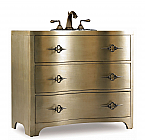 Marilyn Sink Chest 38" Antique Silver and Gold Single Bathroom Vanity