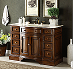 Adelina 51 inch Antique Bathroom Vanity Fully Assembled